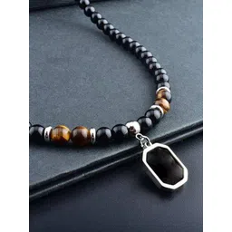 AGARWALPRODUCT Men Stainless Steel Contemporary Shaped Charm Pendant With Chain-picture-32