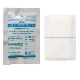 Agarwals Premium Sterile Combine Dressing Surgical Pad 10x10 cm, AS - NTM - 05 (Pack of 3)-picture-34