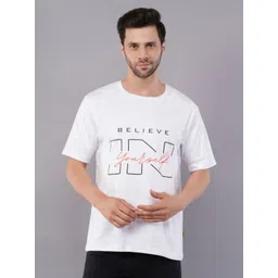 AgAtelier Men Typography Printed Round Neck Cotton T-shirt-picture-29