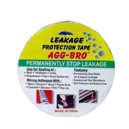 Agg Bro 2 inch 5m Silver Bitumen Aluminium Flashing Tape for Leakage Protection image 1