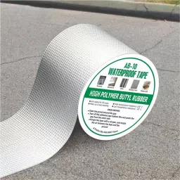 AGG BRO 4 inchx5 m Silver High Polymer Butyl Tape image 3