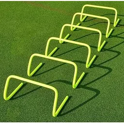 Agility Hurdles Set of 6 for Sport & Training, 6 inches Speed Hurdles for Running Practice (Green)-picture-25