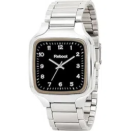aglance Reboot FT New Full Figure Square DIAL with SELF Adjustable Stainless Steel Chain-picture-21
