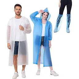 agmitraka 4 Pack coat for Women Waterproof, Poncho coat for Women, Lightweight Waterproof Coat for Outdoor Hiking and Urban Commuting, Portable Travel Raincoat-picture-45