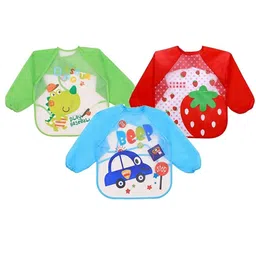 agroculture 3 PC Full Sleeve Kids Fun Activities Apron Washable Colorful Cartoon bibs-picture-6