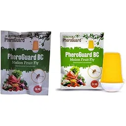 Agrosiaa PheroGuard BC Bactrocera Cucurbitae Lure | Melon Fruit Fly Control for Agriculture Pack of 20 | & | BC Combo Pack Pheromone Lure for Bactrocera Cucurbitae Glass Trap, Pack of 5-image-45