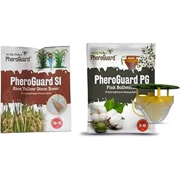 Agrosiaa PheroGuard SI Rice Yellow Stem Borer Lure - Scirpophaga Incertulas | Pack of 20 | & | PG Combo Pack Pheromone Lure for Pink Bollworm in Cotton, Funnel Trap, Pack of 10-image-6