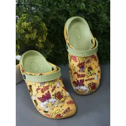 Aha By Liberty Men's Yellow Back Strap Clogs-picture-11