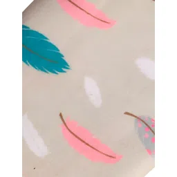 AHC Beige & Green Printed Breathable Mattress Protector-picture-30