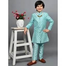 ahhaaaa Boys Embellished Sherwani Set image 1