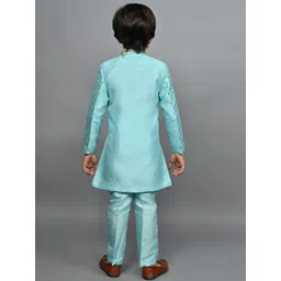 ahhaaaa Boys Embellished Sherwani Set image 4