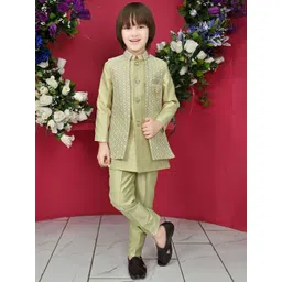 ahhaaaa Boys Embroidered Sherwani Set-picture-50