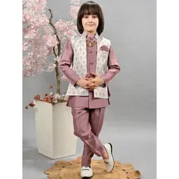 ahhaaaa Boys Regular Kurta with Trousers-picture-23