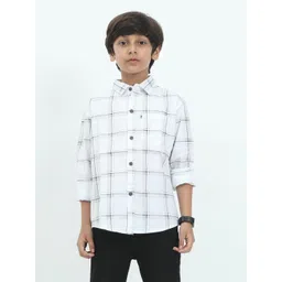 AIDAN PAUL Kids Checked Casual Shirt-picture-57