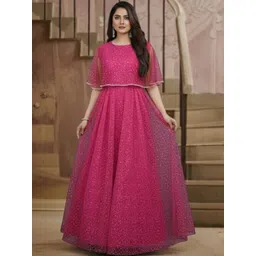 Aika Embellished Cape Sleeve Maxi Dress-picture-36
