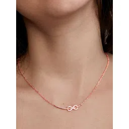 AIKA BY MINUTIAE Brass Rose Gold-Plated Necklace-picture-40