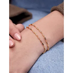 AIKA BY MINUTIAE Gold-Plated Link Bracelet-picture-25