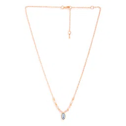 AIKA BY MINUTIAE Rose Gold-Plated Brass Necklace image 5
