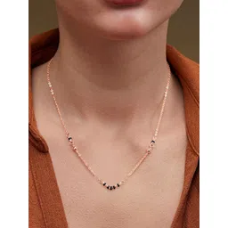 AIKA BY MINUTIAE Rose Gold-Plated Layered Necklace-picture-35