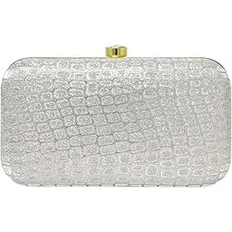 ailtino Evening Clutch Bag with Detachable Chain Strap for women | Ladies Purse Handbag | Glitter Crocodile Pattern-picture-39