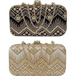 ailtino Women and Girls Box Clutch Combo Set Bag-picture-36