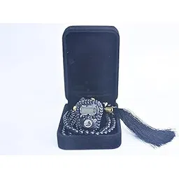 Aim Emporium Digital Hand Tally Counter with Prayer Beads (Black)-image-11