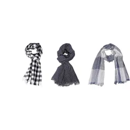 aimee Checkered Pure Cotton Men Multicolor Fancy Scarf-picture-39