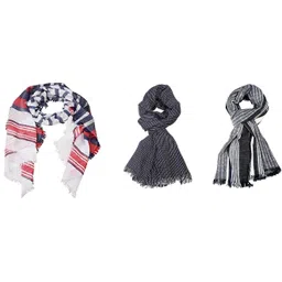 aimee Striped Pure Cotton Men Multicolor Fancy Scarf-picture-13