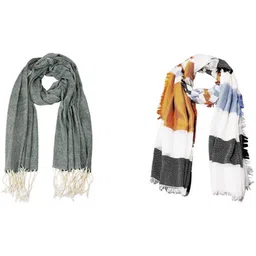 aimee Striped Pure Cotton Men Multicolor Fancy Scarf-picture-38