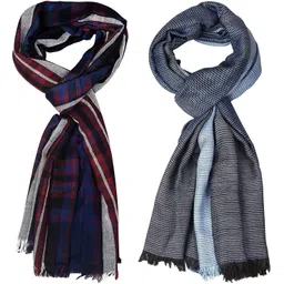 aimee Striped Pure Cotton Men Multicolor Stole-picture-28