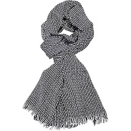 aimee Unisex Cotton Scarf (Blue)-picture-29