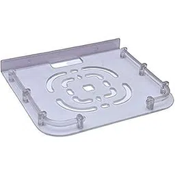 Aimko Unbreakable Wall Mount Set Top Box Stand with Remote Holder | Multi-Purpose Shelf for WiFi Router DTH Setup Box | | Wall Mounted TV Accessories Organizer Shelf for Home |-image-0