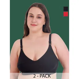 Aimly Women Pack Of 2 Non-Wired Full Coverage Bra-picture-41