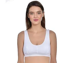 aimly Women's Cotton Non-Padded Full Coverage Sports Bra | Gym Bra for Women | Bra for Women Sports | Cotton Sports Bra | Gym Bra for Workout | Sports Bra for Girls-picture-18