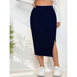 AIOQ Pencil Midi Skirts-picture-18