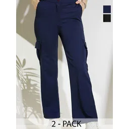 AIOQ Women Relaxed High-Rise Cargos Trousers-picture-25