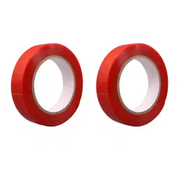 AIPL RP 24 mm Red & Transparent Double Sided Tape-picture-34
