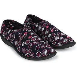 air - aqua Airaqua Womens Slip On Walking Shoes for Daily Use/Lightweight Running Trainers/Comfortable Winter Bellies/Gym Training Casual Sports Footwear for Girls(Print_3)-picture-14