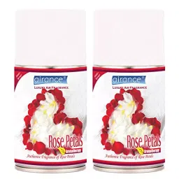 Airance 250 ml Each Rose Petals Fragrance Automatic Room Freshener Refill Perfume Spray (Pack of 2)-image-41