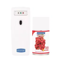 Airance Automatic A3 Room Freshener Dispenser Machine with 250 ml Litchi Fragrance Spray Bottle (Pack of 2)-image-25