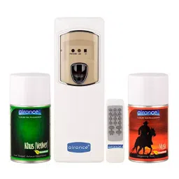 Airance Automatic Room Freshener Remote Dispenser Machine with 250 ml Each Khus (Vetiver) & Musk Fragrance Spray Bottle (Pack of 3)-image-17