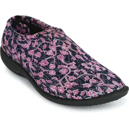 airaqua Printed Winter Bellies for Women | Comfortable Slip-On Canvas Ballerina Shoes Bellies For Women-picture-20