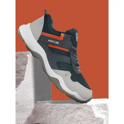 Aircum Men Colourblocked Round Toe Lace-Ups Sneakers-picture-25