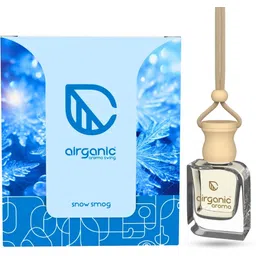 airganic Aroma Swing - Snow Smog |Essential Oils in Glass Bottle with Wooden Diffuser Lid Car Freshener Diffuser-picture-18
