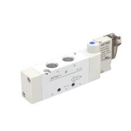 Airtac 6V Series 5/2 Way Double Acting Solenoid Valve G 1/4 inch Port Size 2 m Line Length, 6V220-08-picture-43