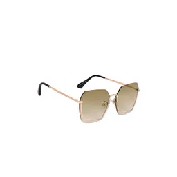 AISLIN Unisex Wayfarer Sunglass With UV Protected Lens ES_12836-91-AS-2608-BRW-GLD-WF-picture-41