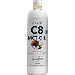 Aiwo C8 MCT Oil | 98% Caprylic Acid | From Coconut Source | Keto, Paleo, Brain & Heart Health - Fast & Sustainable Ketosis, Focus, Energy | Flavorless | 250ml-picture-21