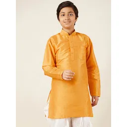 Aj DEZInES Boys Mandarin Collar Long Sleeves Straight Kurta-picture-33