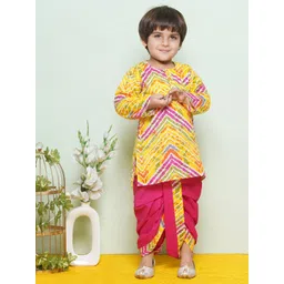 Aj DEZInES Boys Pure Cotton Kurta With Dhoti Pants-picture-57