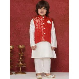 Aj DEZInES Boys Regular Kurta with Pyjamas-picture-14